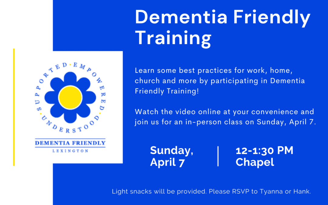Dementia Friendly Training