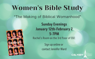 Women’s Bible Study, Sunday Evenings